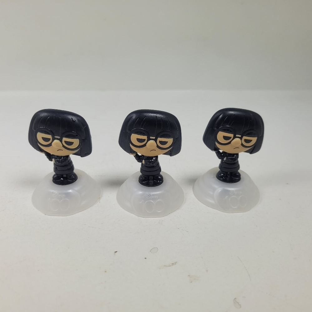 Edna Mode 100th AniversarySet of Three Black Figurines